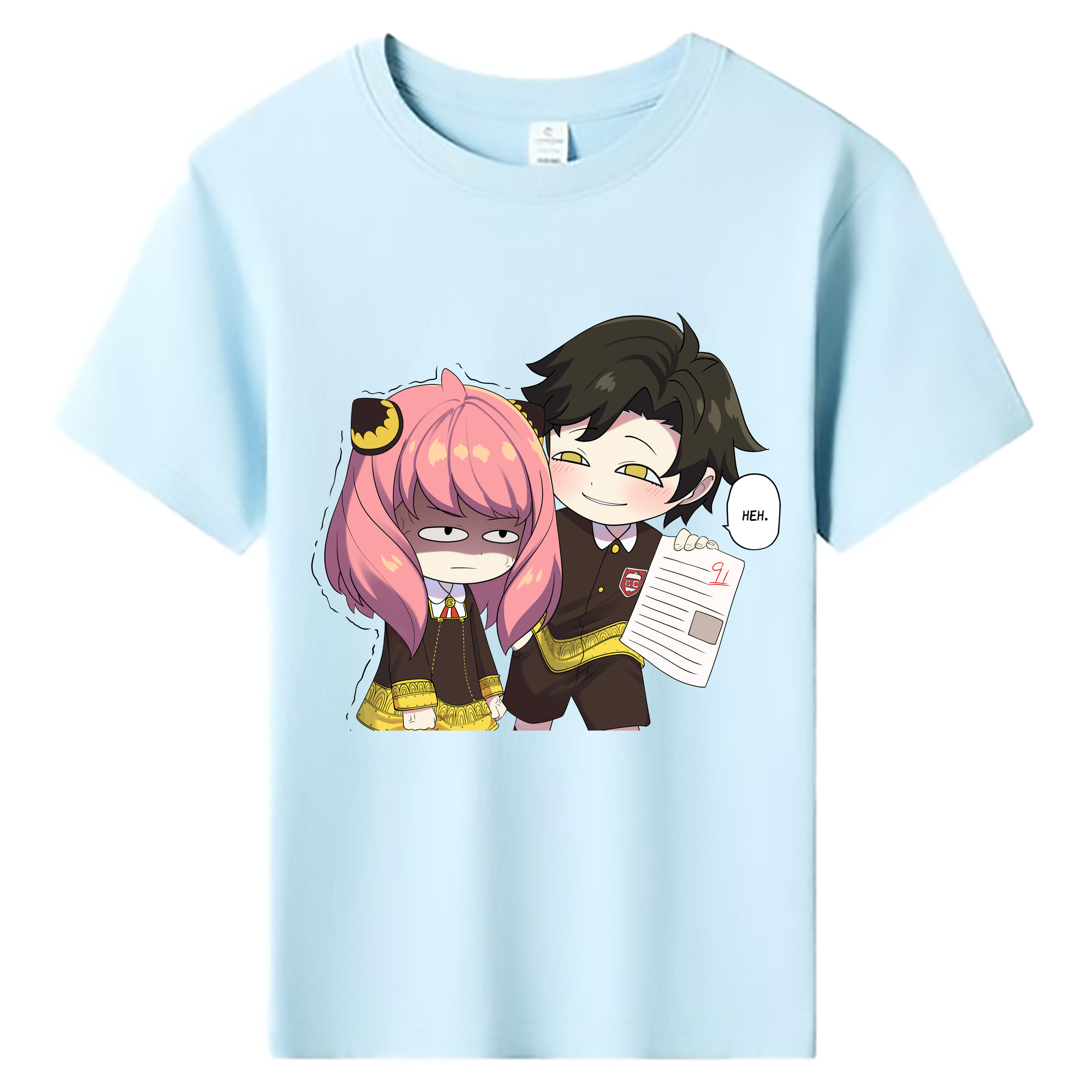 （画像用） SPY×FAMILY间谍家家酒 綿100％キッズTシャツ（フロントプリント）